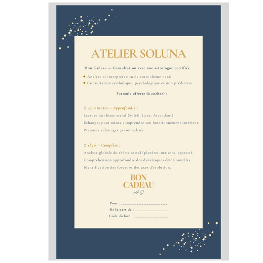 Bon cadeau — Consultation astrologique